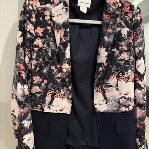 Club Monaco Multicolor Floral Blazer